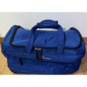 Disney Soft Side Rolling Cooler Bag Luggage Very Clean 20”x10”x10” Blue